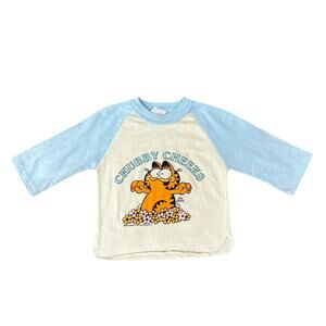 Vintage 1978 RARE Baby Toddler Garfield 'Chubby Cheeks' Shirt (Sz 3T)